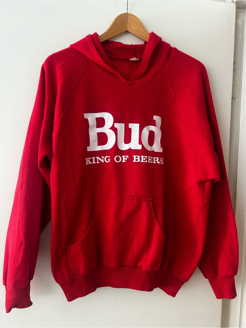 Vintage Budweiser Red Logo Hoodie